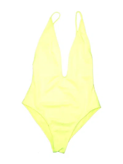 Assorted Brands One Piece Swimsuit In Yellow