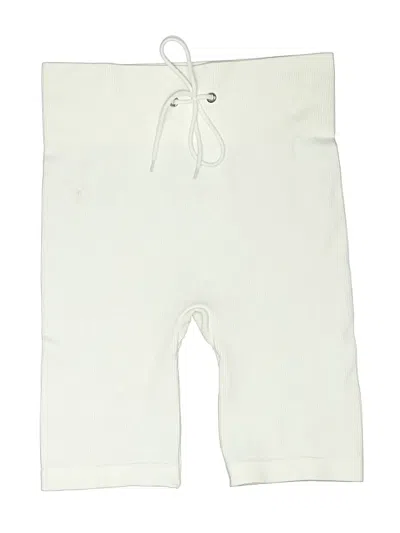 Pre-owned Assorted Brands Overall Shorts In Ivory