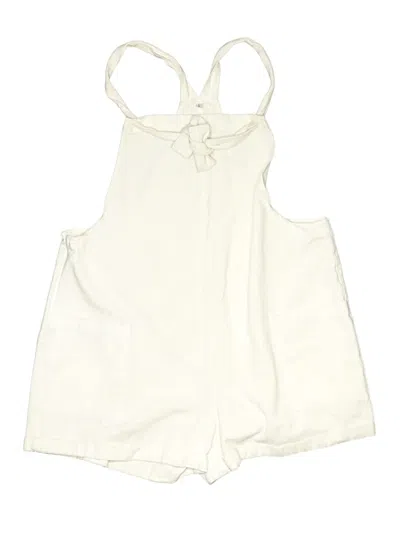 Pre-owned Assorted Brands Overall Shorts In White
