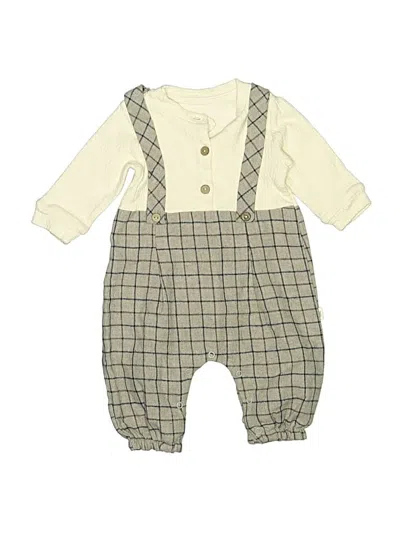 Pre-owned Assorted Brands Babies' Overalls In Ivory