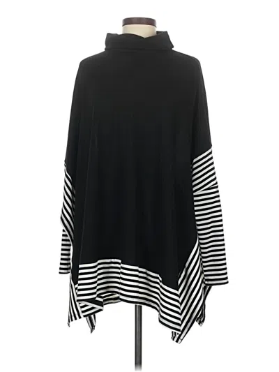 Pre-owned Assorted Brands Poncho In Black