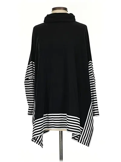 Pre-owned Assorted Brands Poncho In Black