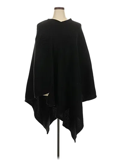 Pre-owned Assorted Brands Poncho In Black