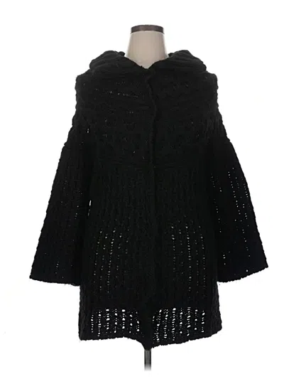 Pre-owned Assorted Brands Poncho In Black