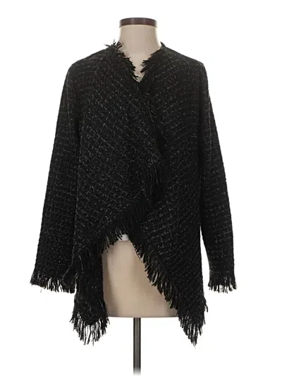 Pre-owned Assorted Brands Poncho In Black
