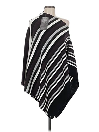 Pre-owned Assorted Brands Poncho In Black
