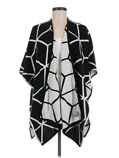 Pre-owned Assorted Brands Poncho In Black