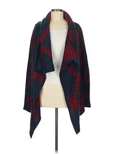 Pre-owned Assorted Brands Poncho In Blue