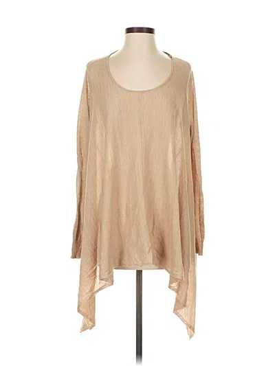 Pre-owned Assorted Brands Poncho In Brown