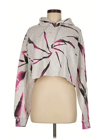 Pre-owned Assorted Brands Poncho In Gray