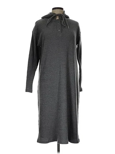 Pre-owned Assorted Brands Poncho In Gray