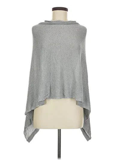 Pre-owned Assorted Brands Poncho In Gray