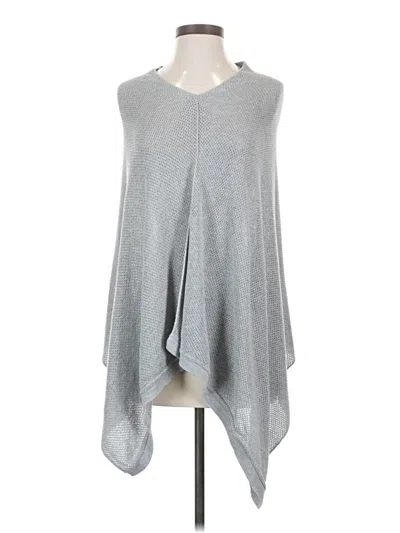 Pre-owned Assorted Brands Poncho In Gray