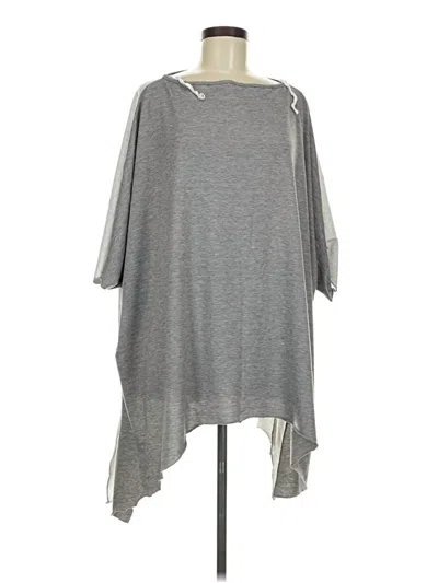Pre-owned Assorted Brands Poncho In Gray