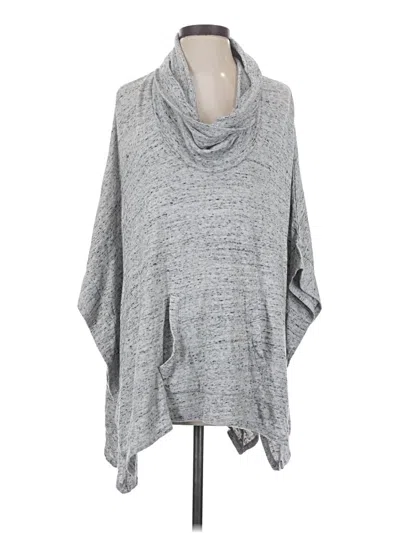 Pre-owned Assorted Brands Poncho In Gray