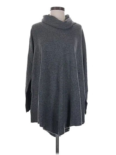 Pre-owned Assorted Brands Poncho In Gray