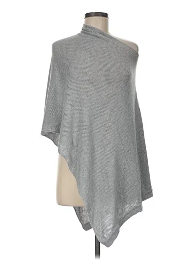 Pre-owned Assorted Brands Poncho In Gray