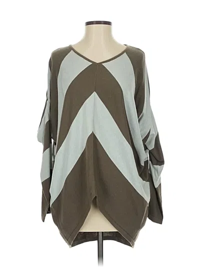 Pre-owned Assorted Brands Poncho In Green