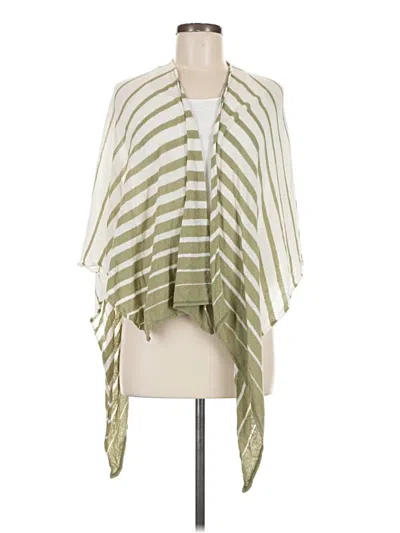 Pre-owned Assorted Brands Poncho In Green