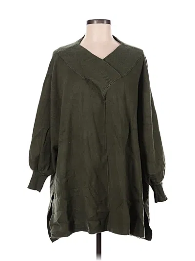 Pre-owned Assorted Brands Poncho In Green