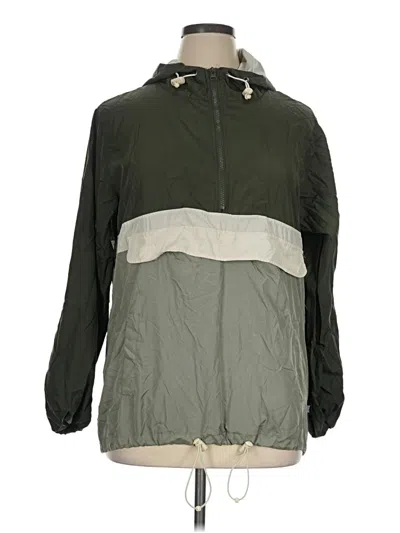 Pre-owned Assorted Brands Poncho In Green