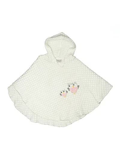 Pre-owned Assorted Brands Kids' Poncho In Ivory
