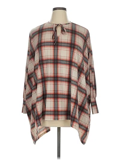 Pre-owned Assorted Brands Poncho In Pink