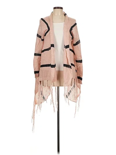 Pre-owned Assorted Brands Poncho In Pink