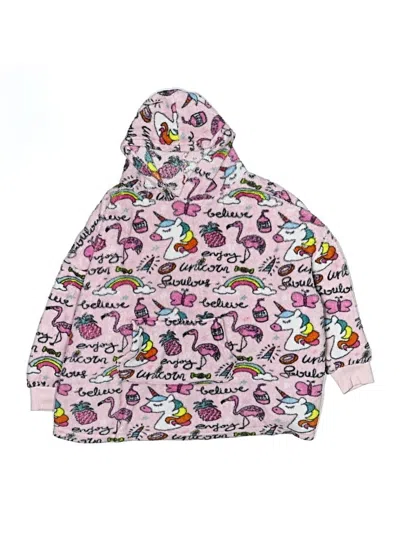 Pre-owned Assorted Brands Kids' Poncho In Pink