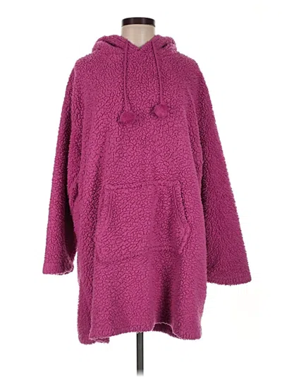 Pre-owned Assorted Brands Poncho In Purple
