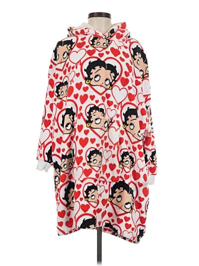 Pre-owned Assorted Brands Poncho In Red