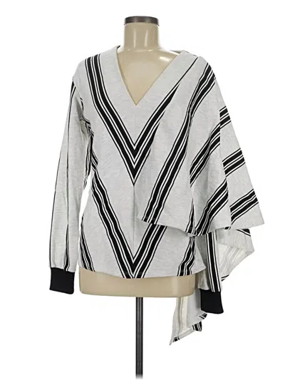 Pre-owned Assorted Brands Poncho In Silver