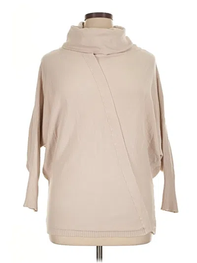 Pre-owned Assorted Brands Poncho In Tan
