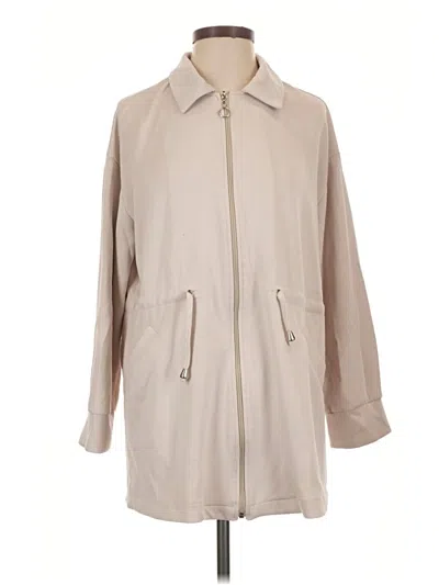 Pre-owned Assorted Brands Poncho In Tan