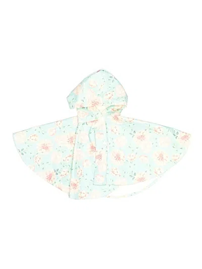 Pre-owned Assorted Brands Kids' Poncho In Teal