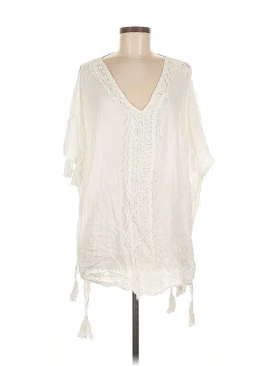 Pre-owned Assorted Brands Poncho In White
