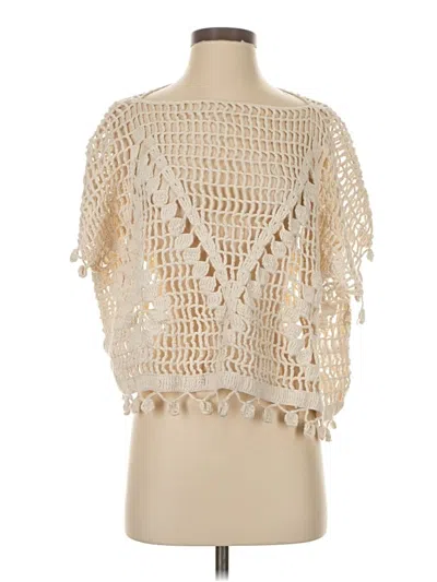 Pre-owned Assorted Brands Poncho In White