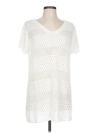 Pre-owned Assorted Brands Poncho In White