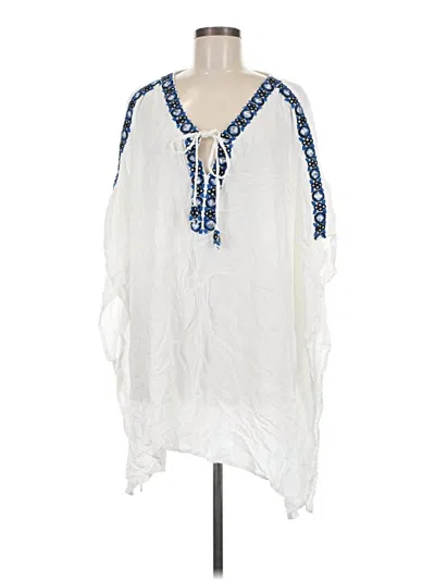 Pre-owned Assorted Brands Poncho In White