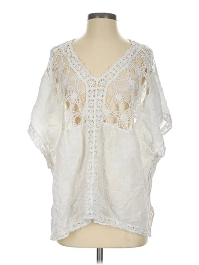 Pre-owned Assorted Brands Poncho In White