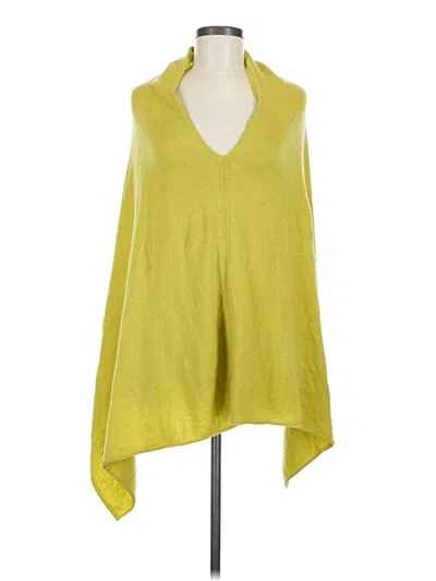 Pre-owned Assorted Brands Poncho In Yellow