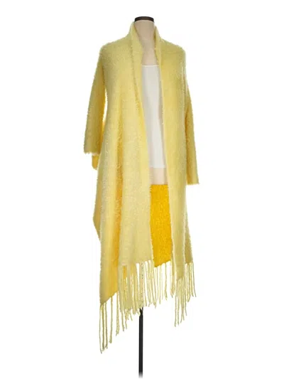 Pre-owned Assorted Brands Poncho In Yellow