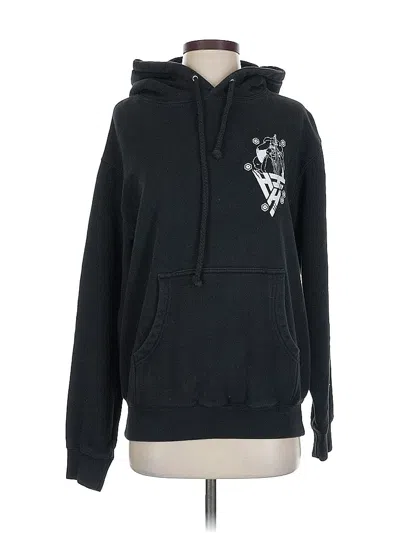 Pre-owned Assorted Brands Pullover Hoodie In Black
