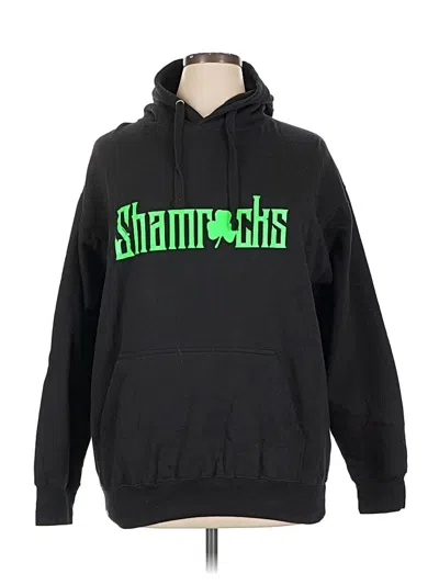 Pre-owned Assorted Brands Pullover Hoodie In Black