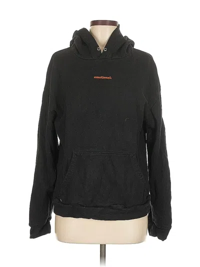 Pre-owned Assorted Brands Pullover Hoodie In Black