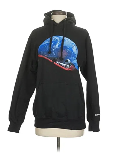 Pre-owned Assorted Brands Pullover Hoodie In Black