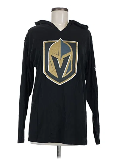 Pre-owned Assorted Brands Pullover Hoodie In Black