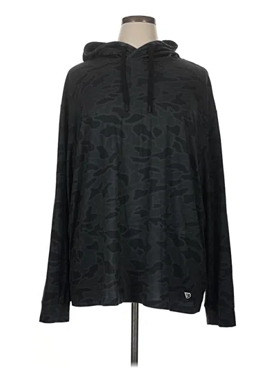 Pre-owned Assorted Brands Pullover Hoodie In Black