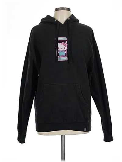 Pre-owned Assorted Brands Pullover Hoodie In Black