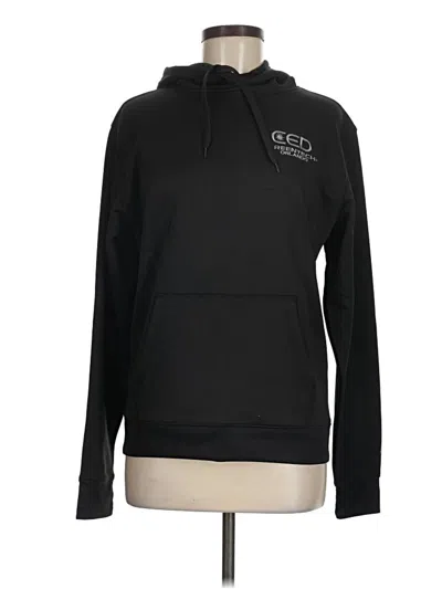 Pre-owned Assorted Brands Pullover Hoodie In Black